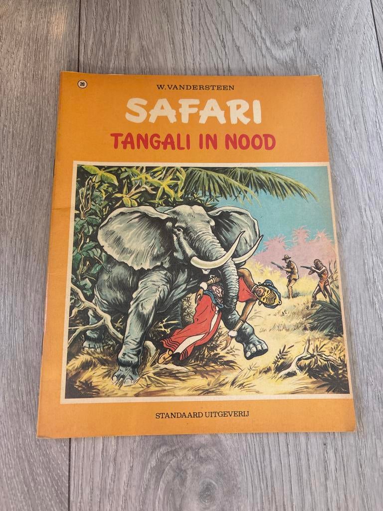 Safari deel 20: Tangali in nood uit 1973, Eén stripboek, Ophalen of Verzenden, Gelezen