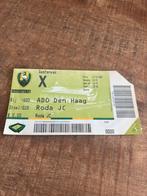 Ado den Haag - Roda JC Ticket 13-12-2008, Ophalen of Verzenden, Overige binnenlandse clubs, Overige typen