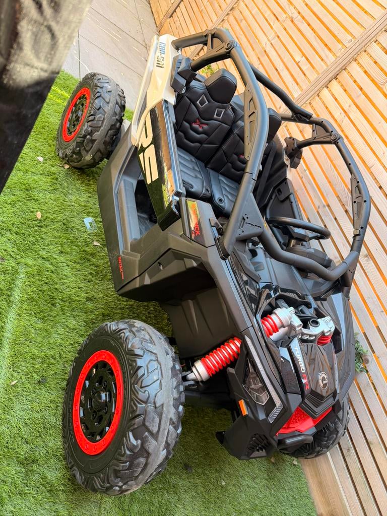 Can-Am Maverick UTV Elektrische auto buggy 24V - 4x4 -Zwart, Ophalen of Verzenden, Nieuw