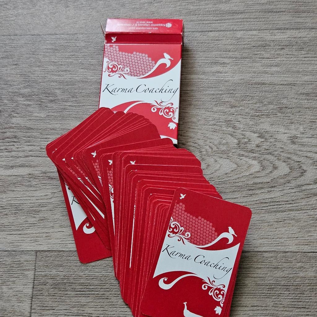 Coaching kaarten - karma, Boeken, Ophalen, Zo goed als nieuw, Tarot of Kaarten leggen, Overige typen