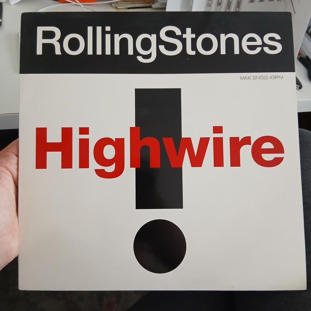 Rolling Stones - Highwire Maxi-Single (1991), Maxi-single, Ophalen of Verzenden, Zo goed als nieuw, 12 inch