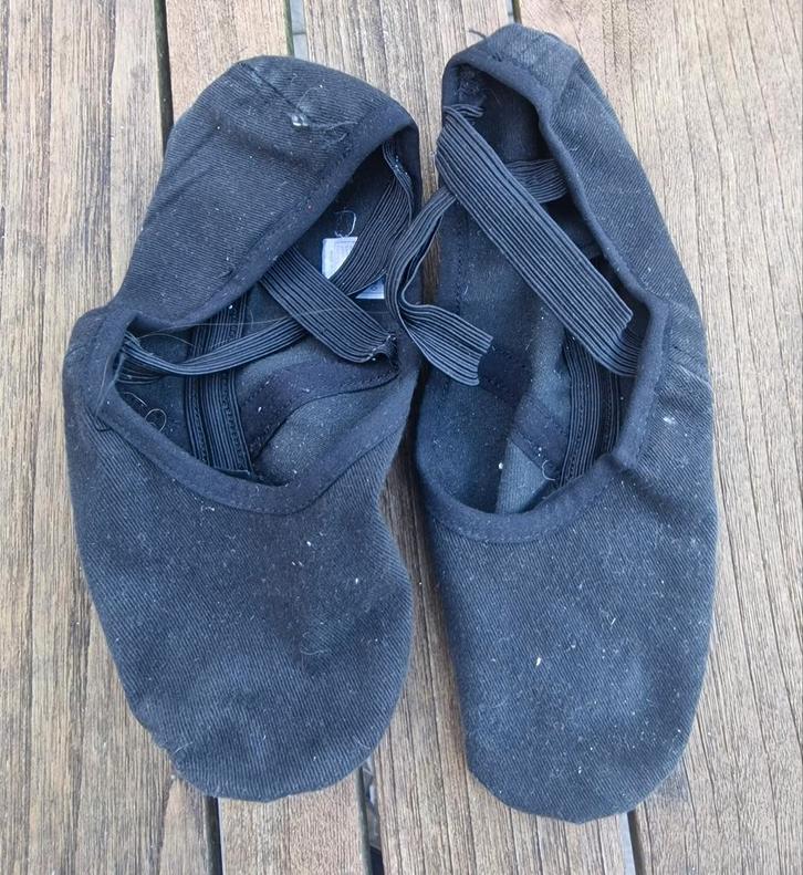 Rumpf canvas jazzschoenen / dansschoenen zwart – maat 6, Sport en Fitness, Ballet, Gebruikt, Schoenen, Ophalen of Verzenden