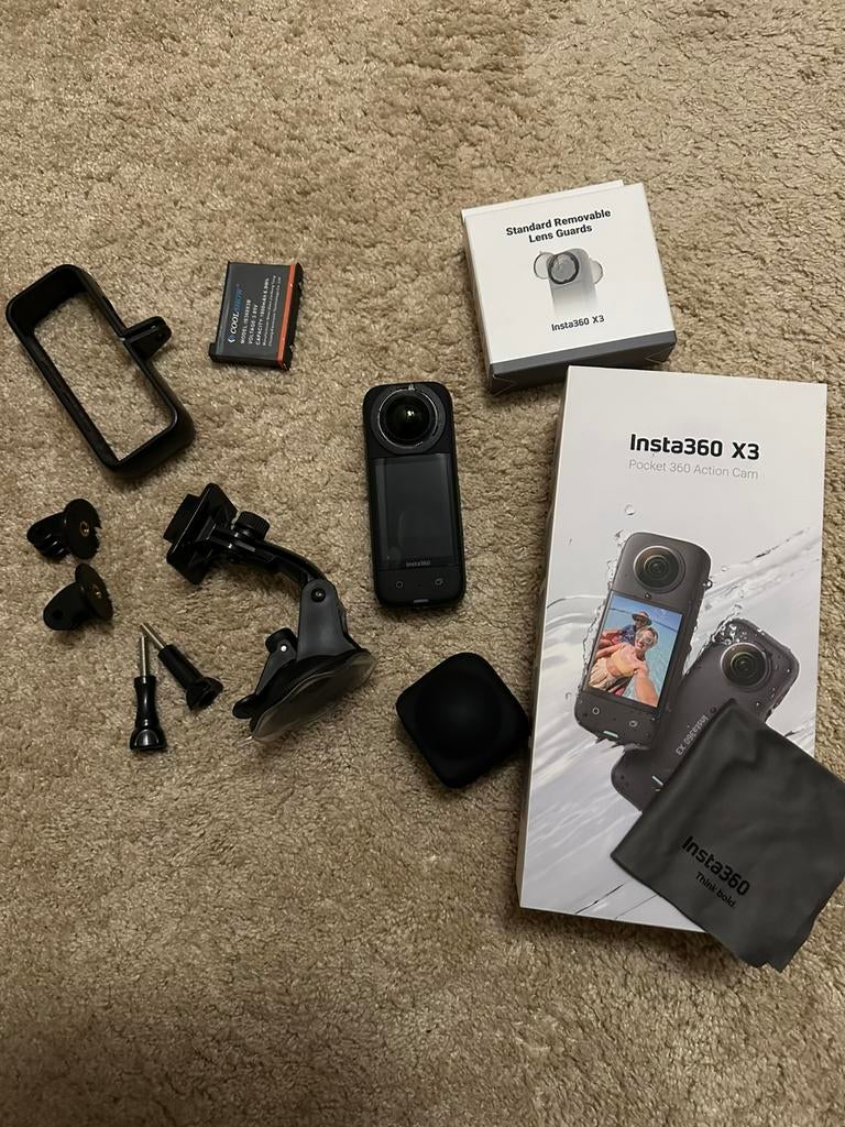 Insta360 Insta360 X3, Audio, Tv en Foto, Actiecamera's, Ophalen, Zo goed als nieuw, Overige merken