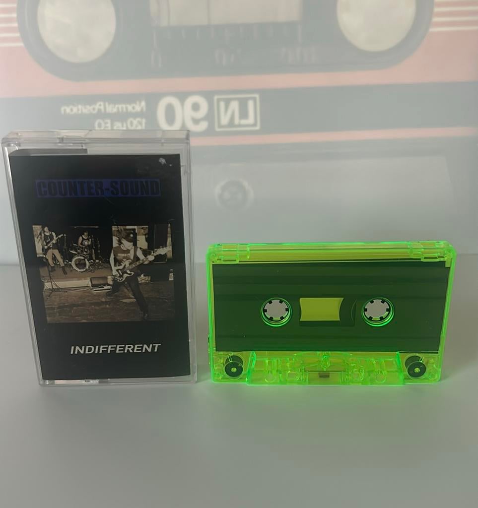 Counter-Sound – Indifferent – Cassette (Nosebleed Records)., Cd's en Dvd's, Cassettebandjes, Ophalen of Verzenden, Gebruikt, 1 bandje