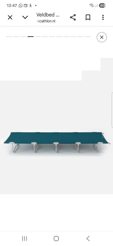 2 veldbedjes met opblaasbare matrassen, Ophalen of Verzenden