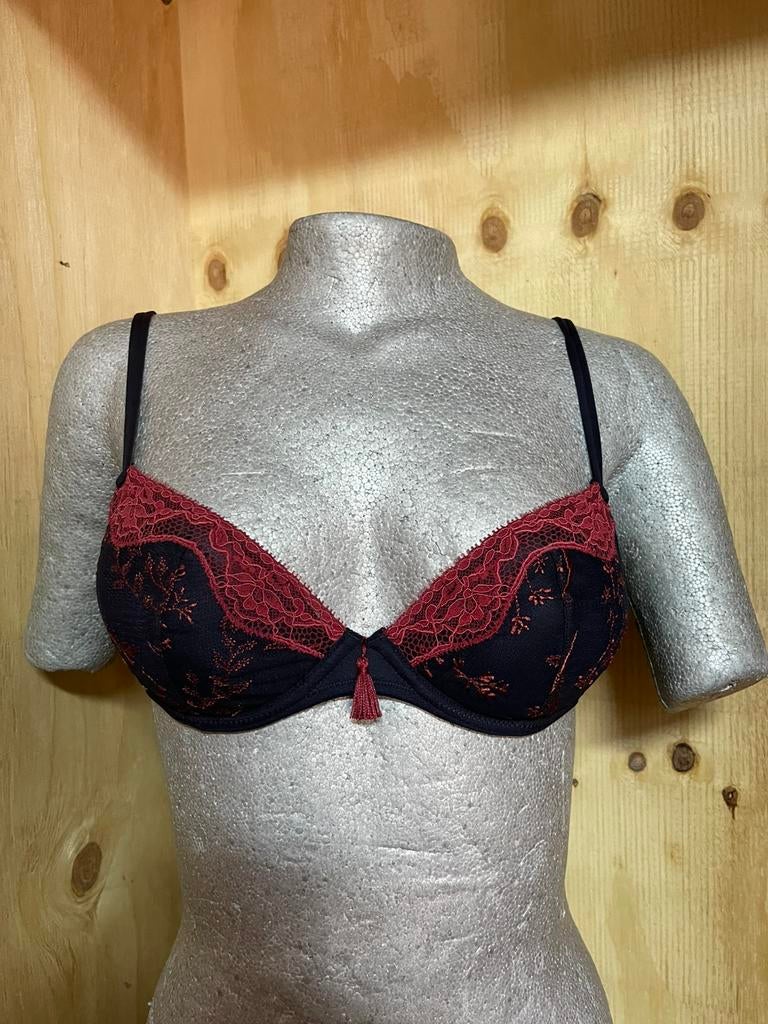 Marie jo push up bh maat 75a model lily, Verzenden, Blauw, BH