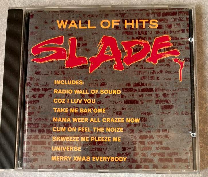 Slade - Wall of Hits (cd rock), Cd's en Dvd's, Cd's | Rock, Gebruikt, Poprock, Ophalen of Verzenden