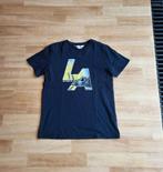 Blauw t-shirt met LA print, H&M 170, Kinderen en Baby's, Kinderkleding | Maat 170, Gebruikt, H&M, Ophalen of Verzenden, Shirt of Longsleeve