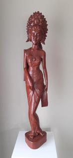 BALINEES HOUTEN BEELD VROUW 93 cm!, Ophalen