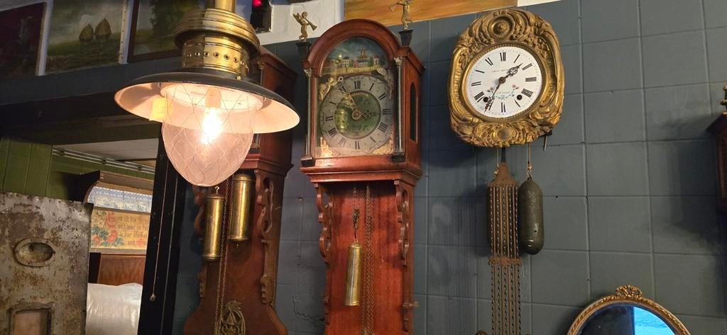 Grote partij klokken antiek, Antiek en Kunst, Antiek | Klokken, Ophalen of Verzenden