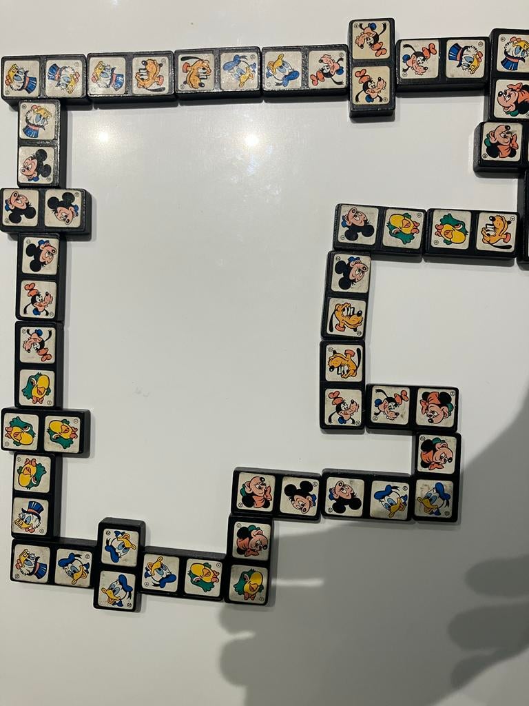 Vintage Domino Mickey Mouse Disneylandia jaren '60, Ophalen of Verzenden, Gebruikt, Jongen of Meisje
