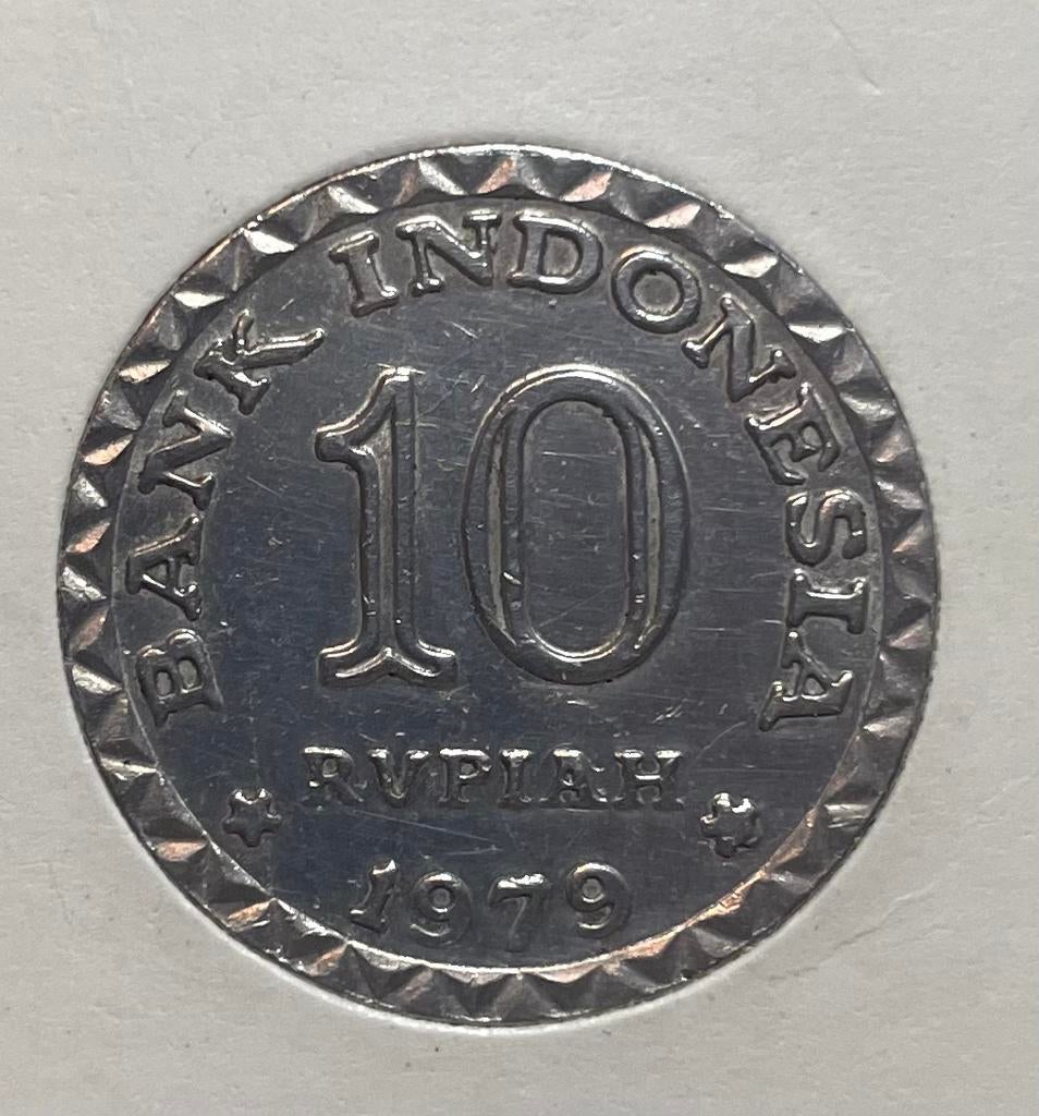 10 rupiah Indonesië 1979, Ophalen of Verzenden, Zuidoost-Azië