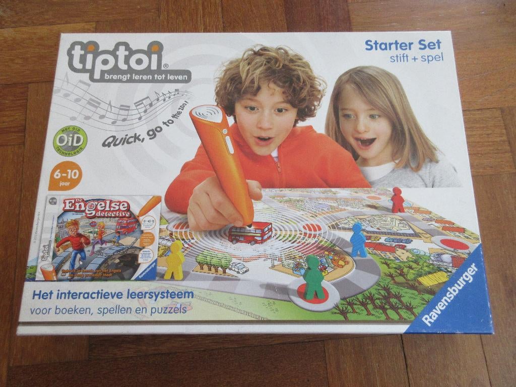 Tiptoi Starterset ( + pen ) Engelse detective, Ophalen of Verzenden, Gebruikt, Taal en Lezen