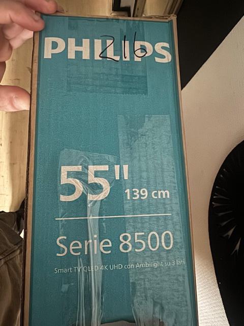 Philips 55PUS8500/12 - 55 inch - 4K QLED - 2025, Audio, Tv en Foto, Televisies, Nieuw, QLED, 100 cm of meer, 4k (UHD), Philips
