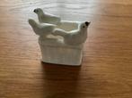 Vintage porseleienmandje met duiven voor sieraden, Antiek en Kunst, Antiek | Porselein, Ophalen of Verzenden