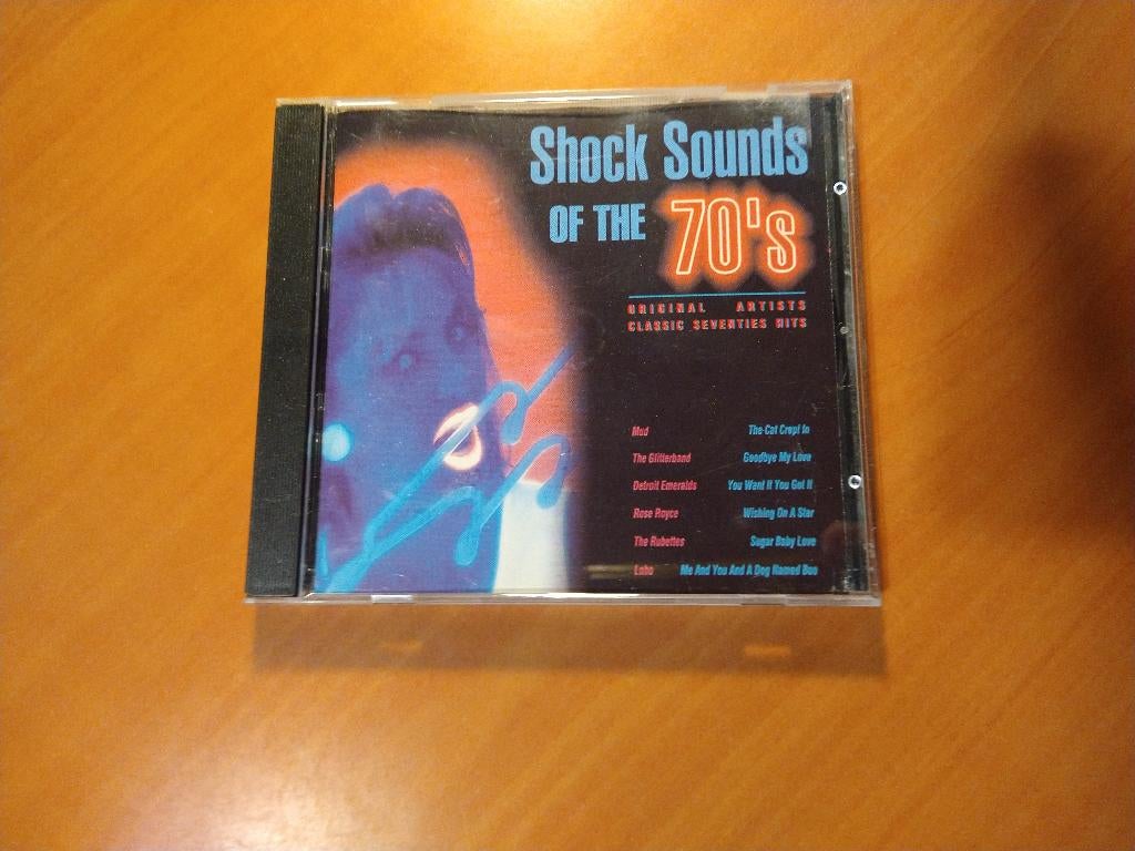 CD Shock Sounds Of The 70's. Mud- Rubettes - Tavares ea., Cd's en Dvd's, Ophalen of Verzenden, Zo goed als nieuw
