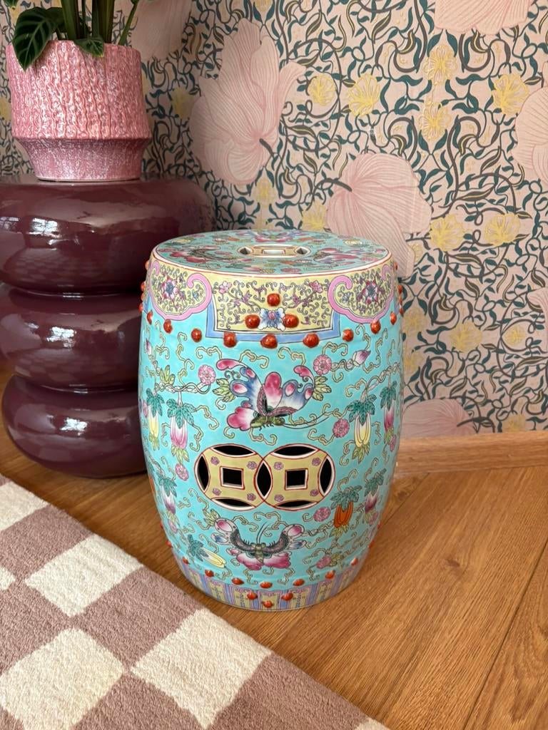 Chinese gardenstool orgineel, Ophalen