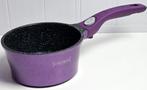 Klein Royalty Line Steel Pan Pannetje Paars 16 / 13 Cm, Kookpan of Snelkookpan, Gebruikt, Verzenden, Rvs