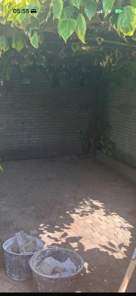 Terrastegels 10x10 cm - ca. 15 m², Tuin en Terras, Tegels en Klinkers, Gebruikt, Terrastegels, Beton, 10 m² of meer, Ophalen