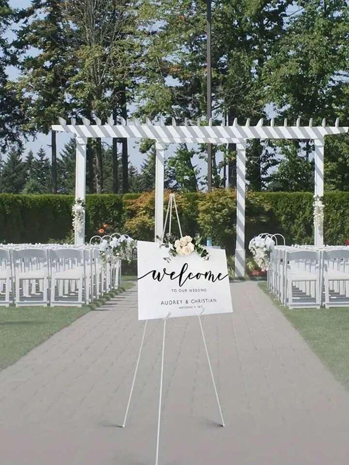 Ezel voor foto of welkomstbord - 7 stuks, Huis en Inrichting, Ophalen of Verzenden, Gebruikt