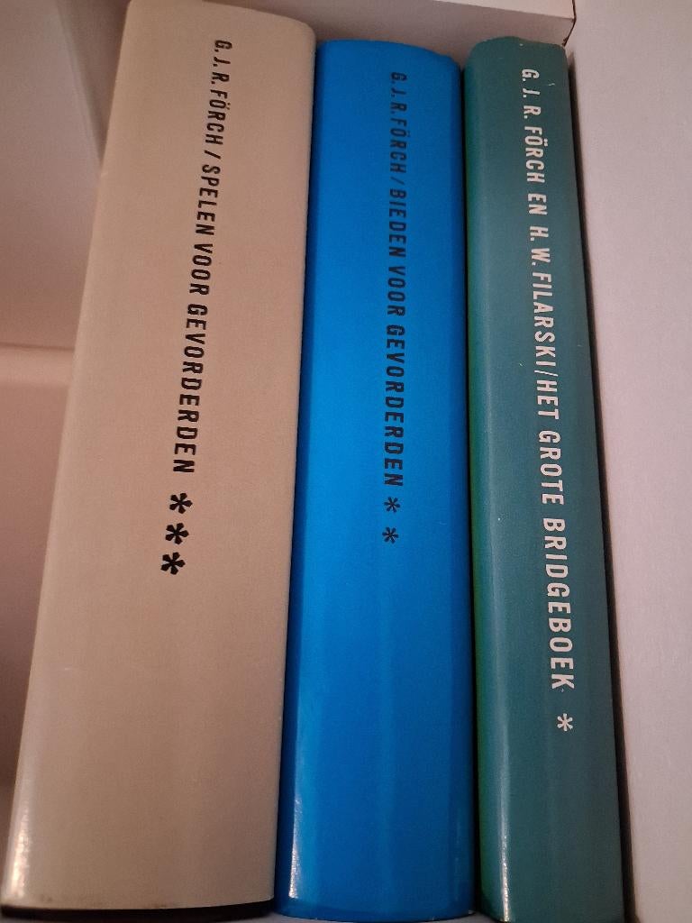 Bridgeboeken van Forch, Ophalen of Verzenden, Zo goed als nieuw, G.J.R. Forch, Denksport