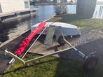Van Wettum optimist met trailer, Watersport en Boten, Ophalen, Geen motor, Gebruikt, Optimist