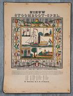 Antiek Boordspel Nieuw Stoomboot-spel - Zeldzaam, Ophalen of Verzenden