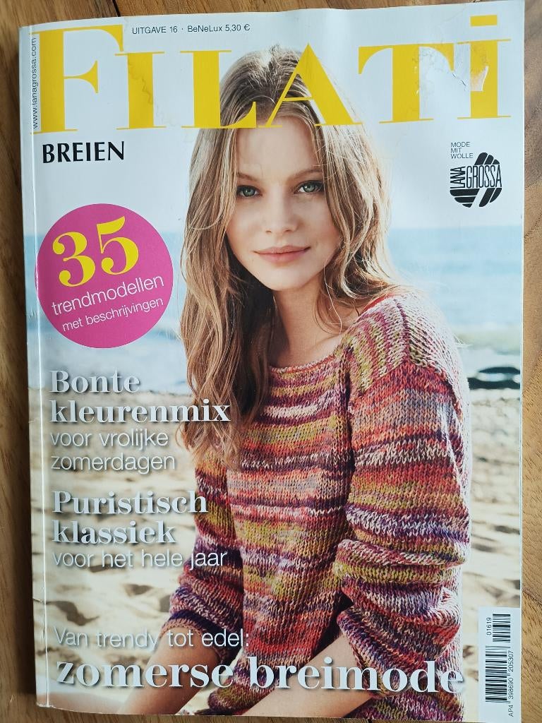 Filati breien nr. 16 met 35 modellen, Ophalen of Verzenden, Zo goed als nieuw, Breien en Haken, Filati breien