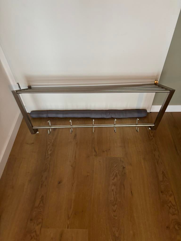 Kapstok RVS 90.Centimeter, Huis en Inrichting, Woonaccessoires | Kapstokken, Wandkapstok, Ophalen of Verzenden, Zo goed als nieuw