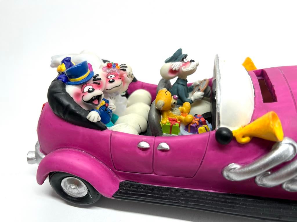 Diddl trouwauto spaarpot - Uniek verzamelobject!, Verzamelen, Diddl, Zo goed als nieuw, Beeldje of Figuurtje, Verschillende figuren