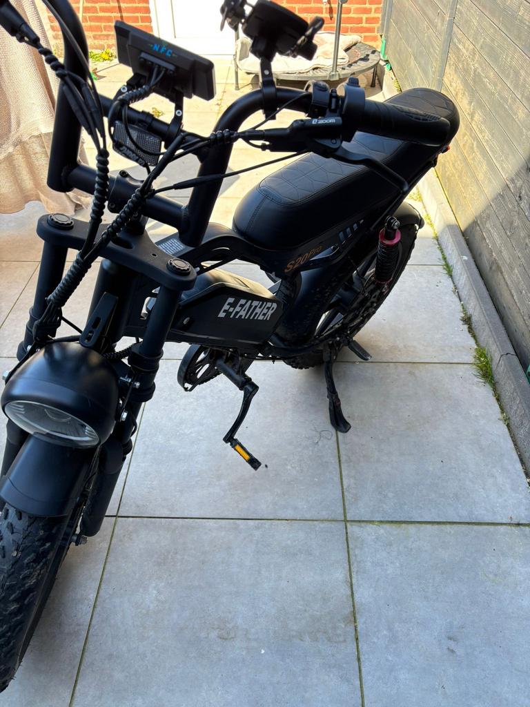 E-Father S20 Pro Special Edition, Fietsen en Brommers, Elektrische fietsen, Zo goed als nieuw, Minder dan 47 cm, 50 km per accu of meer
