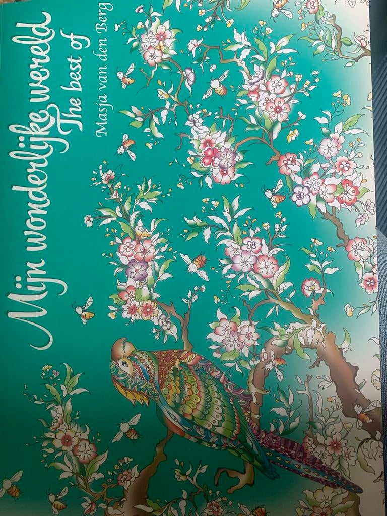Tekenboek Mijn wonderlijke wereld - Masja van den Berg, Ophalen of Verzenden, Zo goed als nieuw