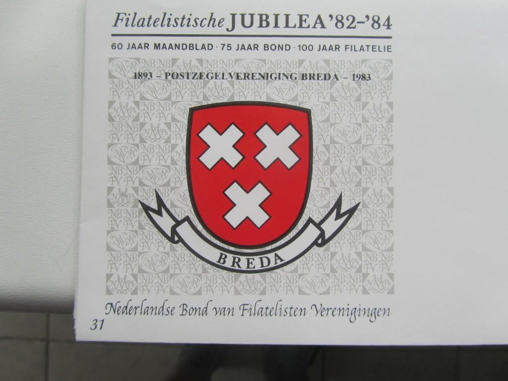 eerste dag envelop   BREDA, Ophalen of Verzenden, Onbeschreven, Nederland