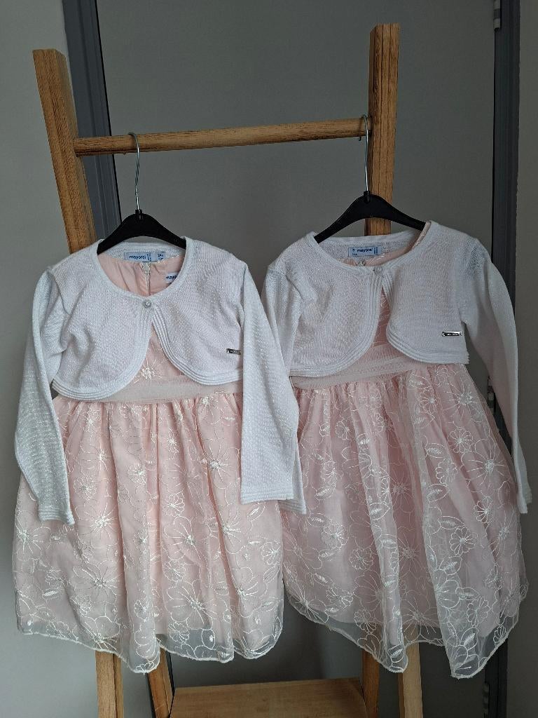 Jurkjes feest / bruiloft, 92 en 98, tweeling, Ophalen of Verzenden, Zo goed als nieuw, Kleding