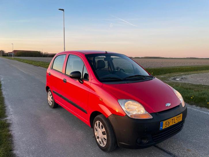 Chevrolet Matiz 0.8 2006 Rood, Auto's, Chevrolet, Particulier, Matiz, Benzine, B, Hatchback, Handgeschakeld, Origineel Nederlands