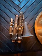 Baldessare Klarinet - Vintage Houten Bes-klarinet, Ophalen of Verzenden, Gebruikt, Hout, Bes-klarinet