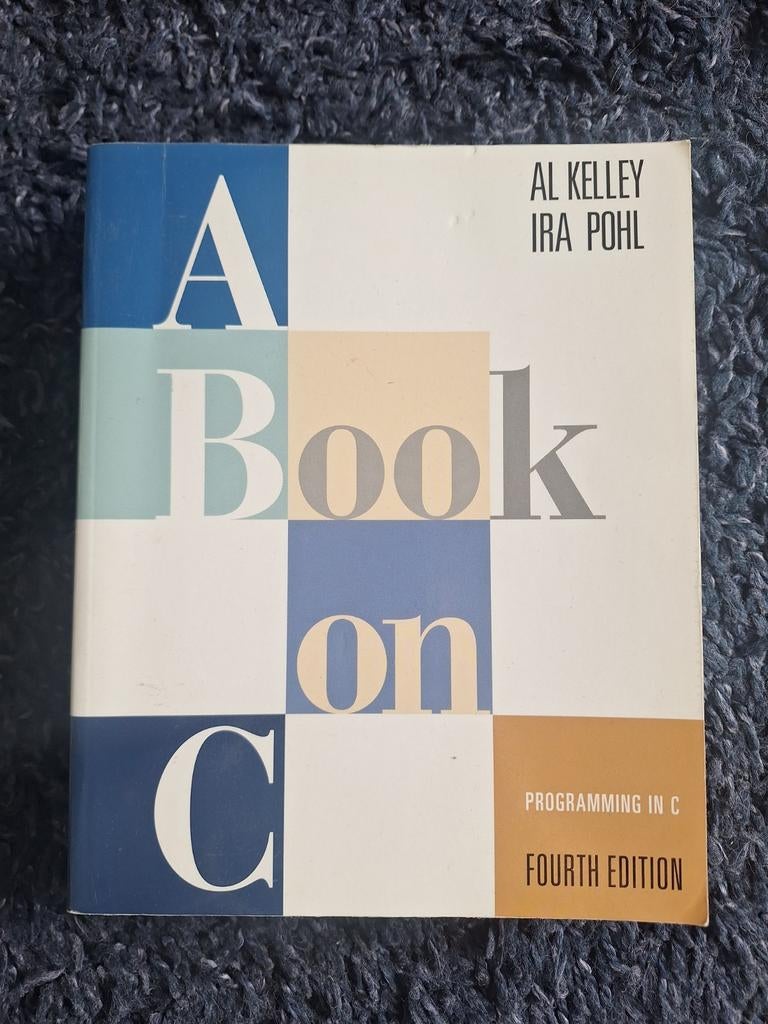 IRA POHL - Book on C 4e : Programming in C, Ophalen of Verzenden, Gelezen, IRA POHL
