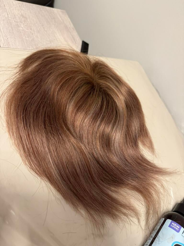 Haartopper echt haar zgan!, Ophalen of Verzenden, Zo goed als nieuw, Pruik of Haarverlenging