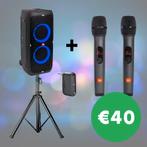 JBL PARTYBOX | Geluidsinstallatie | Karaoke | Huren, Ophalen, Nieuw, Overige