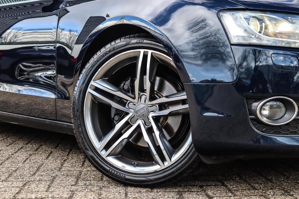 Audi A5 Cabriolet 2.0 TFSI Quattro AUTOMAAT XENON NAVI, Auto's, Euro 5, Stof, Gebruikt, Zwart