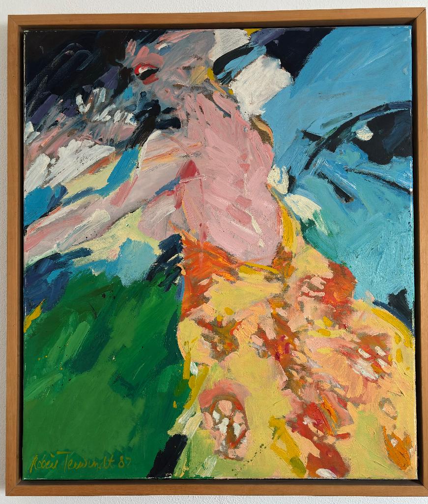 Olieverf Robert Terwindt, Antiek en Kunst, Ophalen