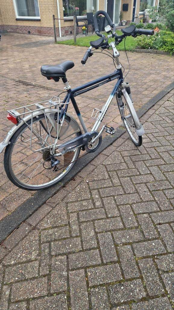 Koga aluminium herenfiets 24 versn, Fietsen en Brommers, Fietsen | Heren | Herenfietsen, Versnellingen, Zo goed als nieuw, 57 tot 61 cm