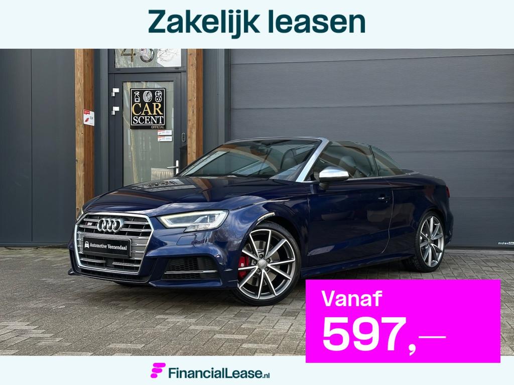 Audi S3 Cabriolet 2.0 TFSI S3 Pro Line Plus, RS Zetels, B&O,, Automaat, S3, Gebruikt, Zwart