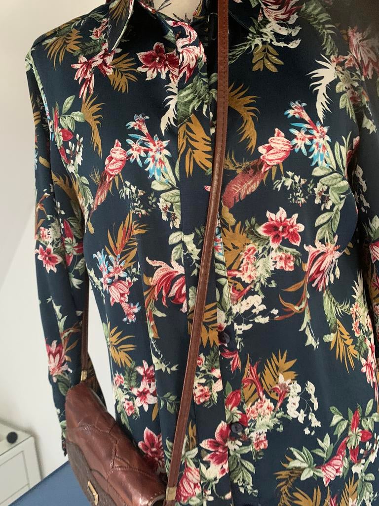 Mooie lange blouse maat 38 pop coprnhagen, Ophalen of Verzenden, Zo goed als nieuw, Maat 38/40 (M)