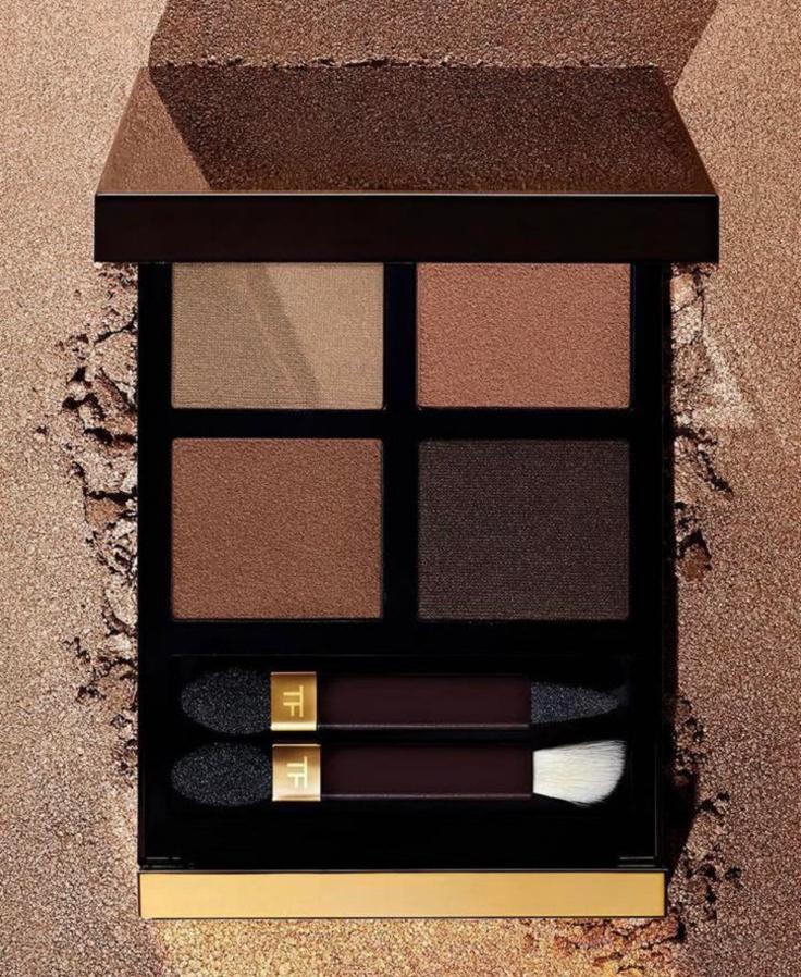 Tom Ford oogschaduw pallet Quad 37 Smokey Quartz nieuw, Bruin, Gehele gezicht, Nieuw, Ophalen of Verzenden
