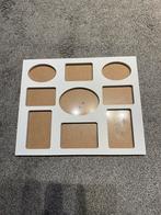 Witte fotolijst voor meerdere foto's, Minder dan 50 cm, 50 tot 75 cm, Ophalen of Verzenden, Zo goed als nieuw