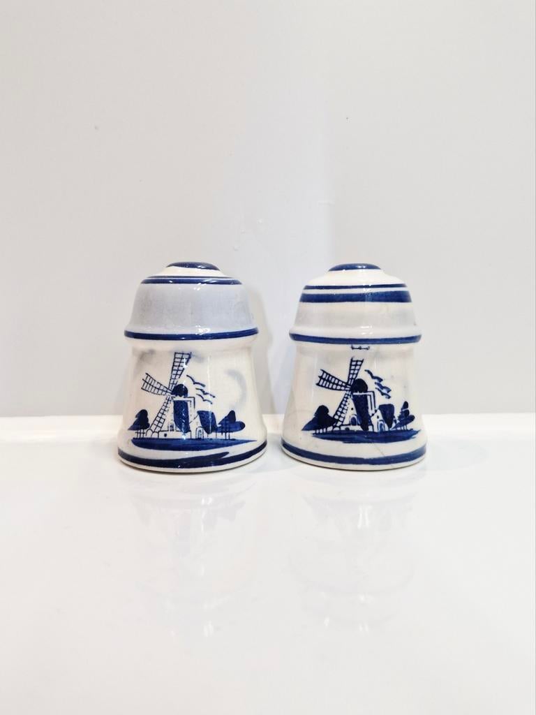 Delfts Blauw Peper en Zout Setje - Molen Design, Ophalen of Verzenden