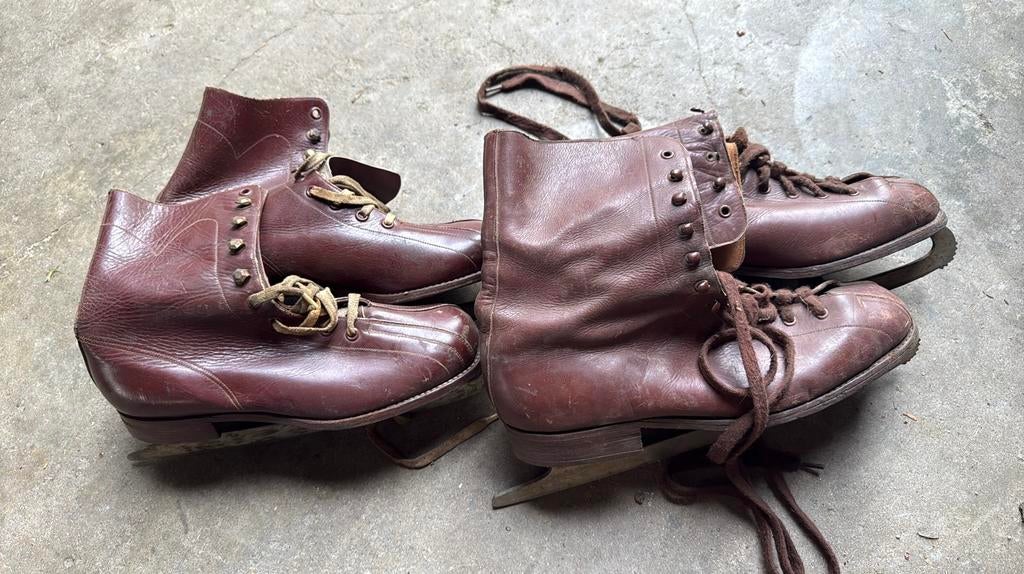 Oude vintage schaatsen uit de jaren 60 70, Sport en Fitness, Schaatsen, Ophalen of Verzenden, Zo goed als nieuw, Kunstschaatsen