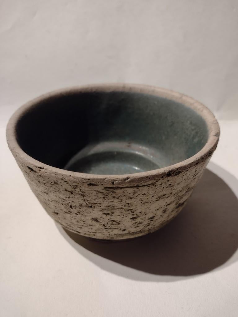 retro berkenbast ronde bloempot H 7 cm / doorsnee 12 cm, Ophalen, Huis en Inrichting