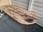 Gratis tafel, Tuin en Terras, Tuintafels, Ophalen, Gebruikt, Ovaal, Hout